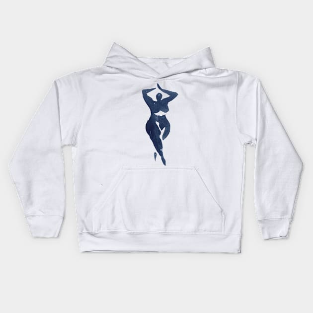 Woman Kids Hoodie by mikekoubou